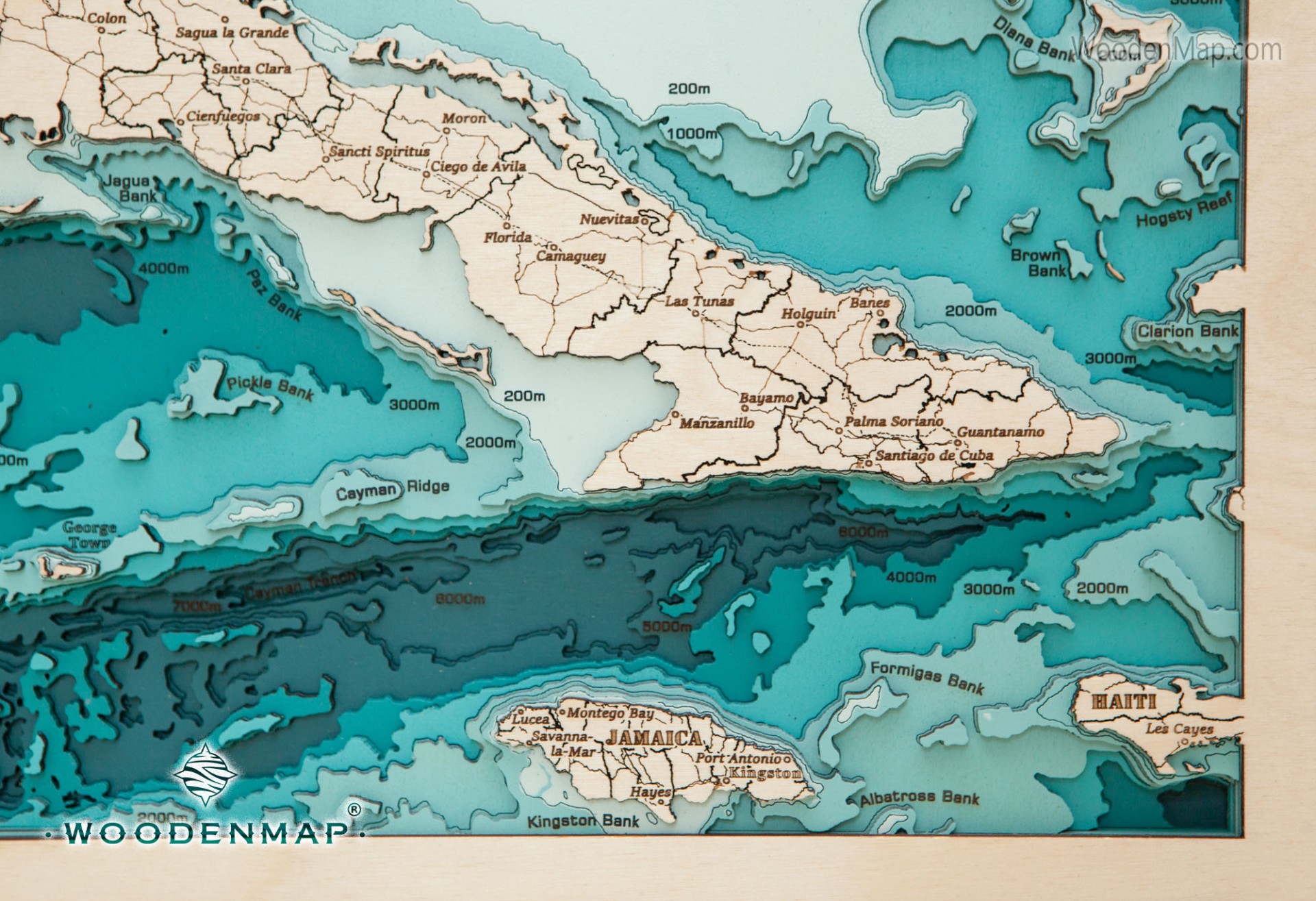 Woodenmap - Карта о.Куба