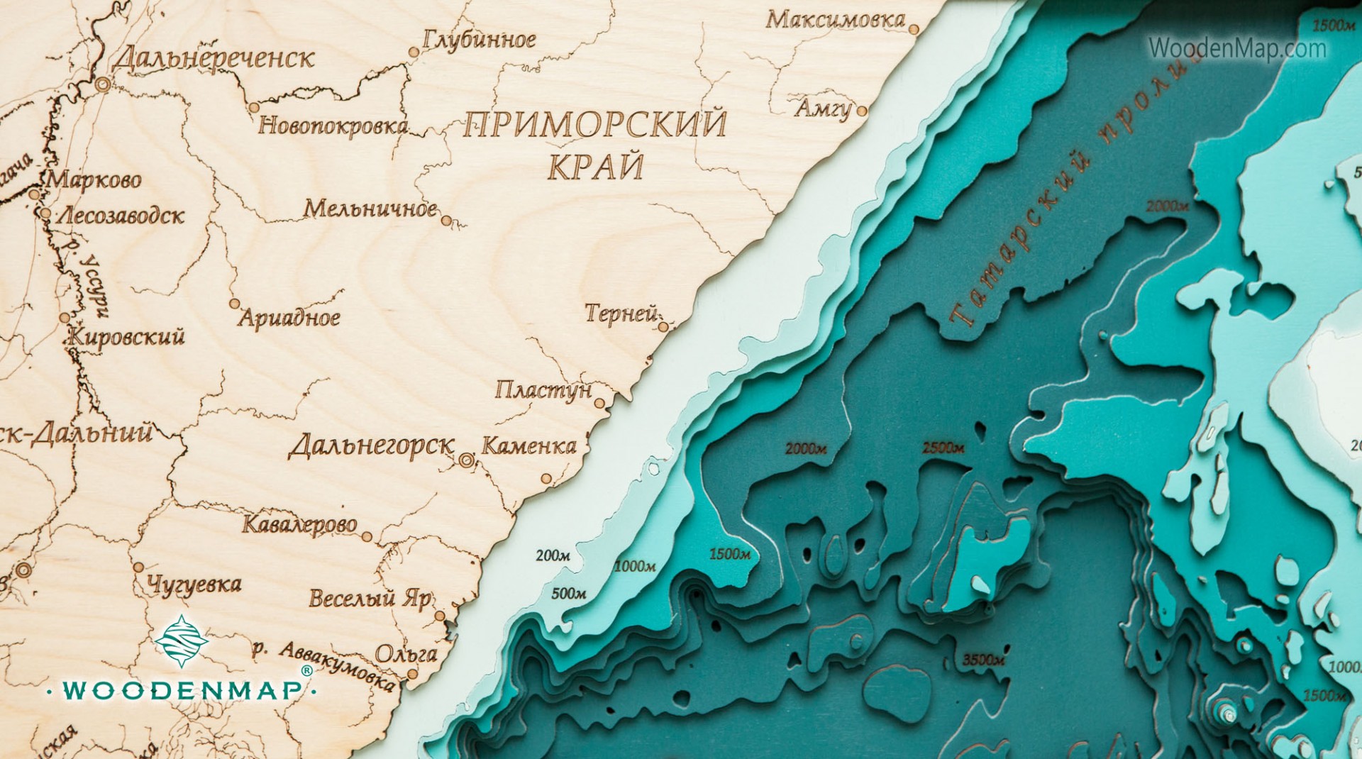 Южно морской приморский карта