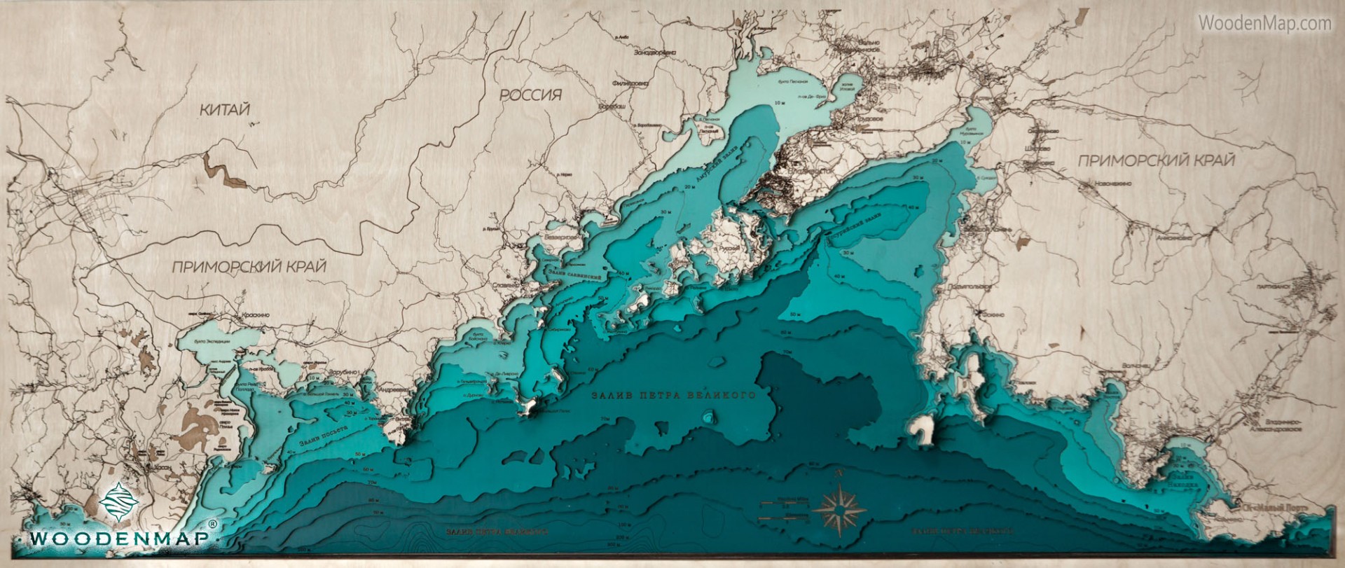 Карта черное море приморский